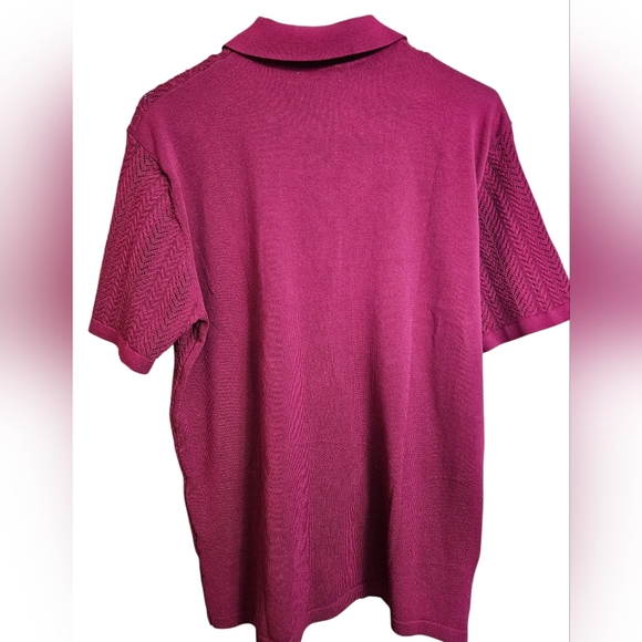 Coofandy Button-Up Knit Shirt, Large - Picture 2 of 4